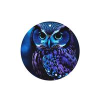 6 Pcs Car Air Fresheners Hanging Fragrance Scented Cards Car Aromatherapy Tablets Blue Owl Car Interior Mirror Pendant Gifts for Women Men