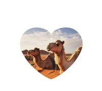 6 Pcs Car Air Fresheners Hanging Fragrance Scented Cards Car Aromatherapy Tablets Camels Rest Desert Car Interior Mirror Pendant Gifts for Women Men