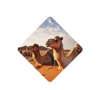 6 Pcs Car Air Fresheners Hanging Fragrance Scented Cards Car Aromatherapy Tablets Camels Rest Desert Car Interior Mirror Pendant Gifts for Women Men