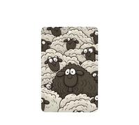 6 Pcs Car Air Fresheners Hanging Fragrance Scented Cards Car Aromatherapy Tablets Cartoon Black White Sheep Car Interior Mirror Pendant Gifts for Women Men