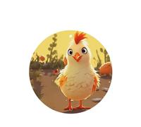 6 Pcs Car Air Fresheners Hanging Fragrance Scented Cards Car Aromatherapy Tablets Chicken Chick Car Interior Mirror Pendant Gifts for Women Men
