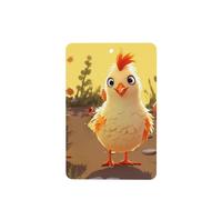 6 Pcs Car Air Fresheners Hanging Fragrance Scented Cards Car Aromatherapy Tablets Chicken Chick Car Interior Mirror Pendant Gifts for Women Men