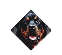 6 Pcs Car Air Fresheners Hanging Fragrance Scented Cards Car Aromatherapy Tablets Cool Rottweiler Dog Art Car Interior Mirror Pendant Gifts for Women Men