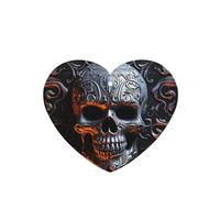 6 Pcs Car Air Fresheners Hanging Fragrance Scented Cards Car Aromatherapy Tablets Cool Skull Graphics Auto Interior Mirror Pendant Gifts for Women Men