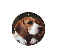 6 Pcs Car Air Fresheners Hanging Fragrance Scented Cards Car Aromatherapy Tablets Cute Beagle Auto Interior Mirror Pendant Gifts for Women Men
