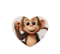 6 Pcs Car Air Fresheners Hanging Fragrance Scented Cards Car Aromatherapy Tablets cute monkey Car Interior Mirror Pendant Gifts for Women Men