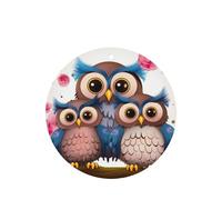 6 Pcs Car Air Fresheners Hanging Fragrance Scented Cards Car Aromatherapy Tablets Cute Owls Car Interior Mirror Pendant Gifts for Women Men