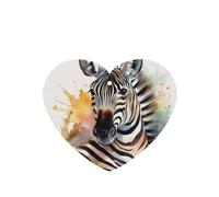 6 Pcs Car Air Fresheners Hanging Fragrance Scented Cards Car Aromatherapy Tablets Cute zebra watercolor Car Interior Mirror Pendant Gifts for Women Men