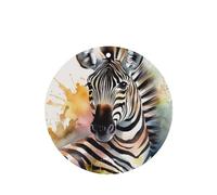 6 Pcs Car Air Fresheners Hanging Fragrance Scented Cards Car Aromatherapy Tablets Cute zebra watercolor Car Interior Mirror Pendant Gifts for Women Men