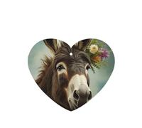 6 Pcs Car Air Fresheners Hanging Fragrance Scented Cards Car Aromatherapy Tablets Donkey Animals Auto Interior Mirror Pendant Gifts for Women Men