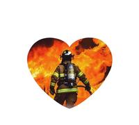 6 Pcs Car Air Fresheners Hanging Fragrance Scented Cards Car Aromatherapy Tablets Firefighter Fireman Flame Auto Interior Mirror Pendant Gifts for Women Men