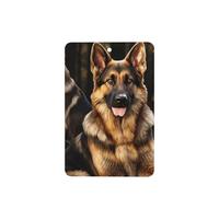 6 Pcs Car Air Fresheners Hanging Fragrance Scented Cards Car Aromatherapy Tablets German shepherd Car Interior Mirror Pendant Gifts for Women Men