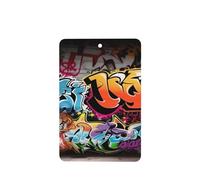 6 Pcs Car Air Fresheners Hanging Fragrance Scented Cards Car Aromatherapy Tablets Graffiti Hip Hop Car Interior Mirror Pendant Gifts for Women Men