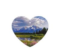 6 Pcs Car Air Fresheners Hanging Fragrance Scented Cards Car Aromatherapy Tablets grand teton national park Car Interior Mirror Pendant Gifts for Women Men