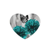 6 Pcs Car Air Fresheners Hanging Fragrance Scented Cards Car Aromatherapy Tablets Gray Teal Flower Butterfly Car Interior Mirror Pendant Gifts for Women Men