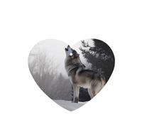 6 Pcs Car Air Fresheners Hanging Fragrance Scented Cards Car Aromatherapy Tablets howling wolf Car Interior Mirror Pendant Gifts for Women Men