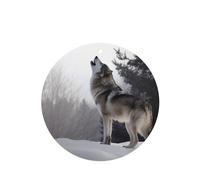 6 Pcs Car Air Fresheners Hanging Fragrance Scented Cards Car Aromatherapy Tablets howling wolf Car Interior Mirror Pendant Gifts for Women Men