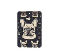 6 Pcs Car Air Fresheners Hanging Fragrance Scented Cards Car Aromatherapy Tablets I Love French Bulldog Auto Interior Mirror Pendant Gifts for Women Men