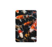 6 Pcs Car Air Fresheners Hanging Fragrance Scented Cards Car Aromatherapy Tablets Japan Fancy Koi Carp Fishes Auto Interior Mirror Pendant Gifts for Women Men