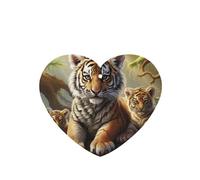 6 Pcs Car Air Fresheners Hanging Fragrance Scented Cards Car Aromatherapy Tablets Jungle Tigers Cub Car Interior Mirror Pendant Gifts for Women Men