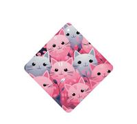 6 Pcs Car Air Fresheners Hanging Fragrance Scented Cards Car Aromatherapy Tablets Lovely Cat Auto Interior Mirror Pendant Gifts for Women Men