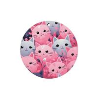 6 Pcs Car Air Fresheners Hanging Fragrance Scented Cards Car Aromatherapy Tablets Lovely Cat Auto Interior Mirror Pendant Gifts for Women Men