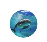 6 Pcs Car Air Fresheners Hanging Fragrance Scented Cards Car Aromatherapy Tablets Marine dolphin Auto Interior Mirror Pendant Gifts for Women Men