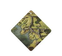 6 Pcs Car Air Fresheners Hanging Fragrance Scented Cards Car Aromatherapy Tablets Middle Earth Map Auto Interior Mirror Pendant Gifts for Women Men