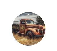 6 Pcs Car Air Fresheners Hanging Fragrance Scented Cards Car Aromatherapy Tablets Old Truck Car Auto Interior Mirror Pendant Gifts for Women Men