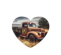6 Pcs Car Air Fresheners Hanging Fragrance Scented Cards Car Aromatherapy Tablets Old Truck Car Auto Interior Mirror Pendant Gifts for Women Men