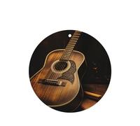 6 Pcs Car Air Fresheners Hanging Fragrance Scented Cards Car Aromatherapy Tablets Old west guitar Auto Interior Mirror Pendant Gifts for Women Men