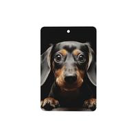 6 Pcs Car Air Fresheners Hanging Fragrance Scented Cards Car Aromatherapy Tablets Pad Dachshund Auto Interior Mirror Pendant Gifts for Women Men