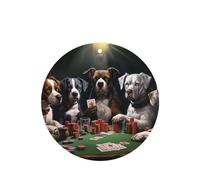 6 Pcs Car Air Fresheners Hanging Fragrance Scented Cards Car Aromatherapy Tablets Playing Poker Dogs Auto Interior Mirror Pendant Gifts for Women Men