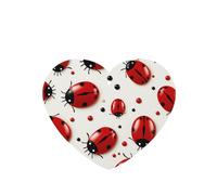 6 Pcs Car Air Fresheners Hanging Fragrance Scented Cards Car Aromatherapy Tablets Red Ladybug Auto Interior Mirror Pendant Gifts for Women Men