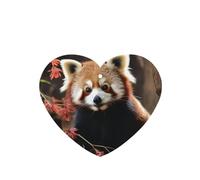 6 Pcs Car Air Fresheners Hanging Fragrance Scented Cards Car Aromatherapy Tablets Red Pandas Auto Interior Mirror Pendant Gifts for Women Men
