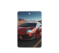 6 Pcs Car Air Fresheners Hanging Fragrance Scented Cards Car Aromatherapy Tablets Red race Car Auto Interior Mirror Pendant Gifts for Women Men