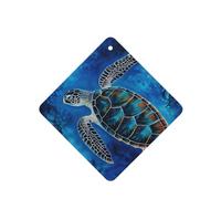 6 Pcs Car Air Fresheners Hanging Fragrance Scented Cards Car Aromatherapy Tablets Sea Turtle-Blue Car Interior Mirror Pendant Gifts for Women Men