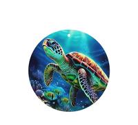 6 Pcs Car Air Fresheners Hanging Fragrance Scented Cards Car Aromatherapy Tablets Sea Turtles Diamond Painting Car Interior Mirror Pendant Gifts for Women Men