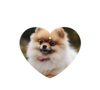 6 Pcs Car Air Fresheners Hanging Fragrance Scented Cards Car Aromatherapy Tablets Short-haired pomeranian dog Auto Interior Mirror Pendant Gifts for Women Men