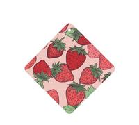 6 Pcs Car Air Fresheners Hanging Fragrance Scented Cards Car Aromatherapy Tablets Strawberry pattern Auto Interior Mirror Pendant Gifts for Women Men