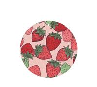 6 Pcs Car Air Fresheners Hanging Fragrance Scented Cards Car Aromatherapy Tablets Strawberry pattern Auto Interior Mirror Pendant Gifts for Women Men