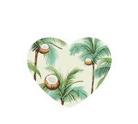 6 Pcs Car Air Fresheners Hanging Fragrance Scented Cards Car Aromatherapy Tablets Summer Coconut Tree Auto Interior Mirror Pendant Gifts for Women Men
