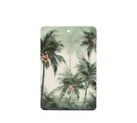 6 Pcs Car Air Fresheners Hanging Fragrance Scented Cards Car Aromatherapy Tablets Tropical Palm Trees Auto Interior Mirror Pendant Gifts for Women Men