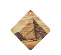 6 Pcs Car Air Fresheners Hanging Fragrance Scented Cards Car Aromatherapy Tablets Vintage Great Egyptian Pyramid Car Interior Mirror Pendant Gifts for Women Men