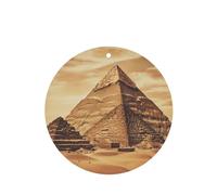 6 Pcs Car Air Fresheners Hanging Fragrance Scented Cards Car Aromatherapy Tablets Vintage Great Egyptian Pyramid Car Interior Mirror Pendant Gifts for Women Men
