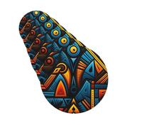 6 Pcs Car Air Fresheners Hanging Scented Cards for Car Fresheners African style textile pattern Auto Aromatherapy Tablets Funny Hanging Air Freshener for Car Rearview Mirror Pendant