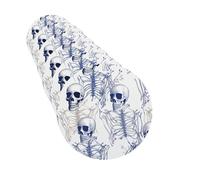 6 Pcs Car Air Fresheners Hanging Scented Cards for Car Fresheners Blue skeleton pattern Auto Aromatherapy Tablets Funny Hanging Air Freshener for Car Rearview Mirror Pendant
