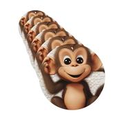 6 Pcs Car Air Fresheners Hanging Scented Cards for Car Fresheners cute monkey Auto Aromatherapy Tablets Funny Hanging Air Freshener for Car Rearview Mirror Pendant