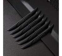 6 Pcs Car Door Edge Guard Strips for Jeep Cherokee V (KL) | 2013-2023, Crash Scratch Protectors Auto Door Side Edge Protection Anti-collision Protector,Black