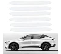 6 Pcs Car Door Edge Protector Strips,Bump Stop - Rear Front Door Scratches Protection Guard,Clear Crash Scratch Protectors for All Car & Truck Doors（Transparent）